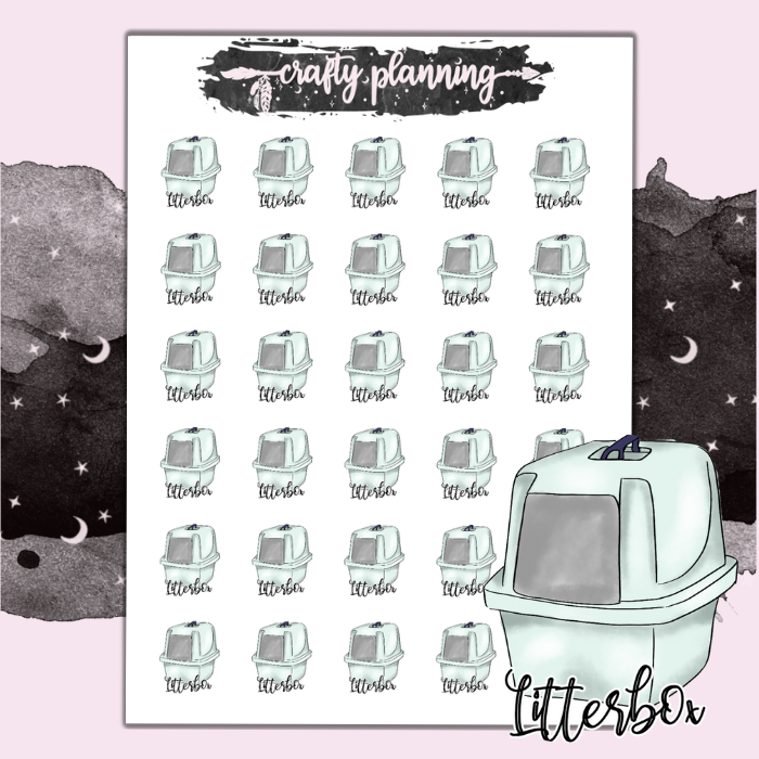 Litterbox - Mini Sticker Sheet