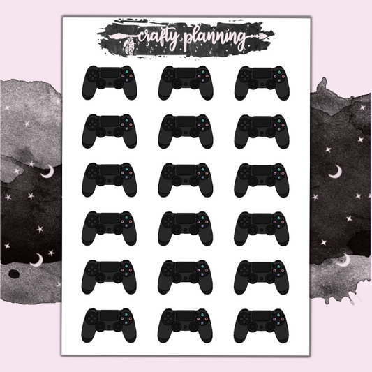 Gamer Controller - Mini Sticker Sheet