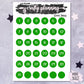 Green Xmas - A La Carte - Weekly Vertical Planner Kit