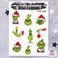 Green Xmas - A La Carte - Weekly Vertical Planner Kit