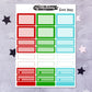 Green Xmas - A La Carte - Weekly Vertical Planner Kit