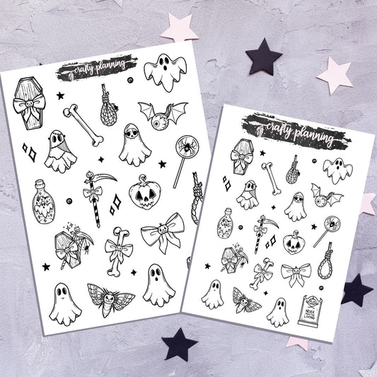 Halloween Deco - Sticker Sheets