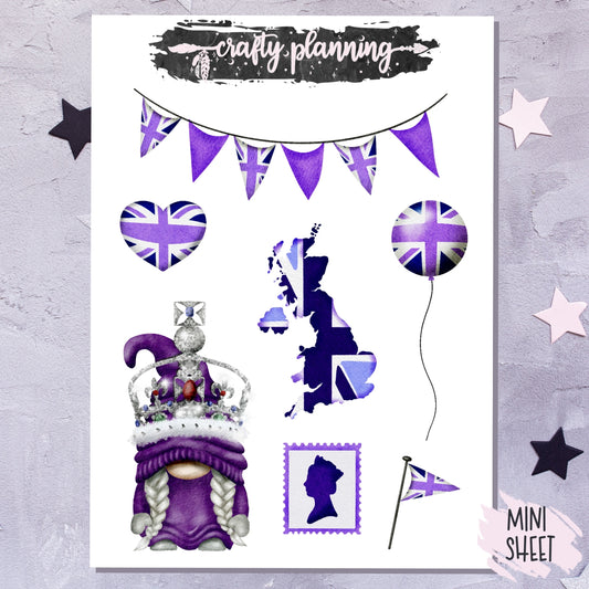 Queen Jubilee - Mini Sticker Sheet