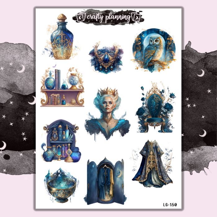 Blue Magic - Large Sticker Sheet