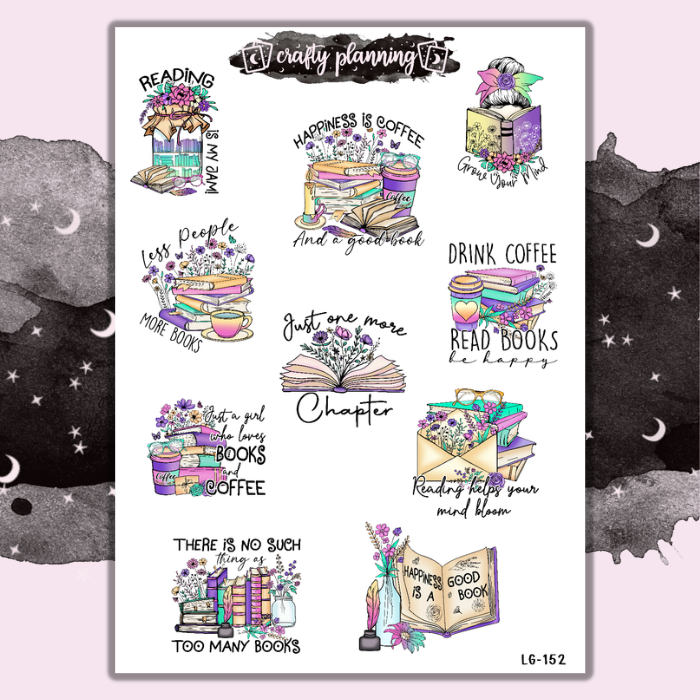 Reading Quotes - Sticker Sheets