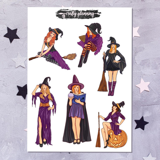 Large Witches - Large Sticker Sheet