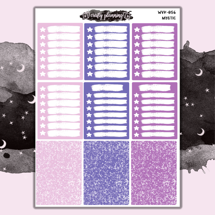 Mystic - Weekly Vertical Planner Kit