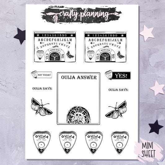 Ouija Boards - Mini Sticker Sheet