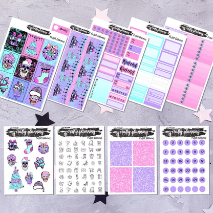 Pastel Gothmas - A La Carte - Weekly Vertical Planner Kit