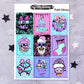 Pastel Gothmas - A La Carte - Weekly Vertical Planner Kit