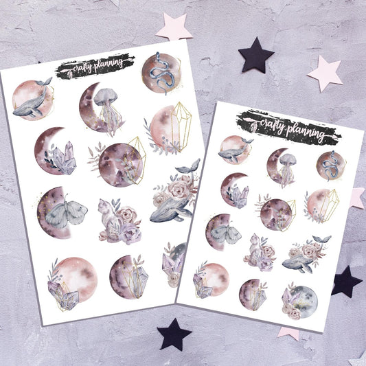 Pink Moon Deco - Sticker Sheets