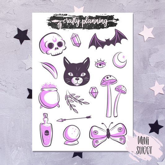 Witchcraft Deco - Mini Sticker Sheet