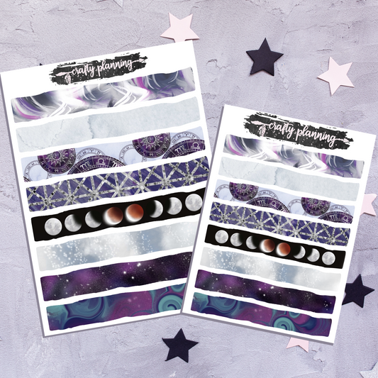 Washi Stickers, Journal Stickers, Witchcraft Stickers, Planner Stickers, Esoteric Stickers, Bujo Stickers, Journal Kit, Journal Supplies