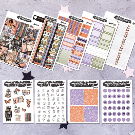 Spookish - A La Carte - Weekly Vertical Planner Kit