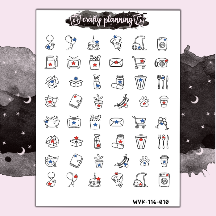 King's Coronation - Planner Icons - Mix & Match Kits