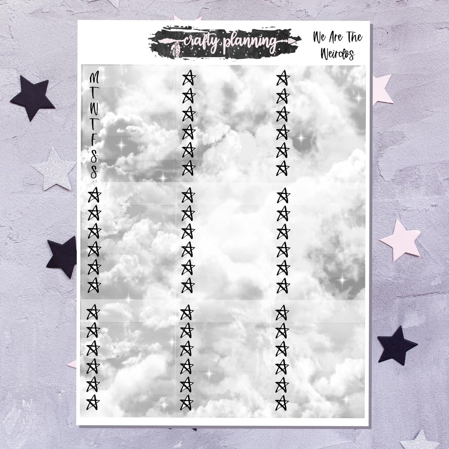 We Are The Weirdos - A La Carte - Weekly Vertical Planner Kit