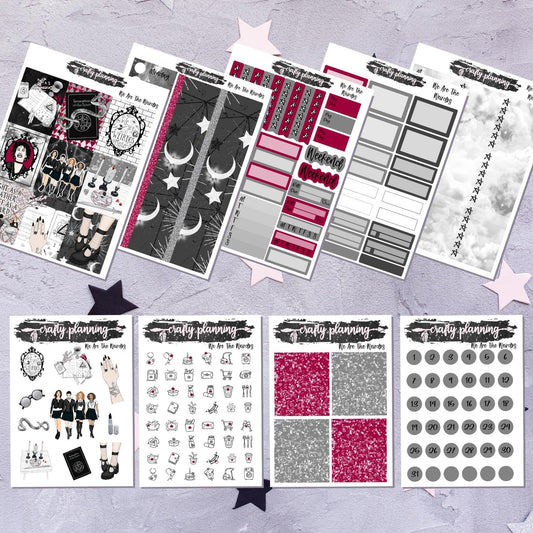 We Are The Weirdos - A La Carte - Weekly Vertical Planner Kit