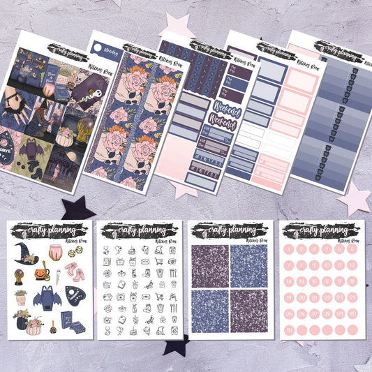 Witches Brew - Skin Tone Options - A La Carte - Weekly Vertical Planner Kit