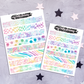 Washi Stickers, Journal Stickers, Pride Stickers, Planner Stickers, Pastel Stickers, Bujo Stickers, Journal Kit, Journal Supplies