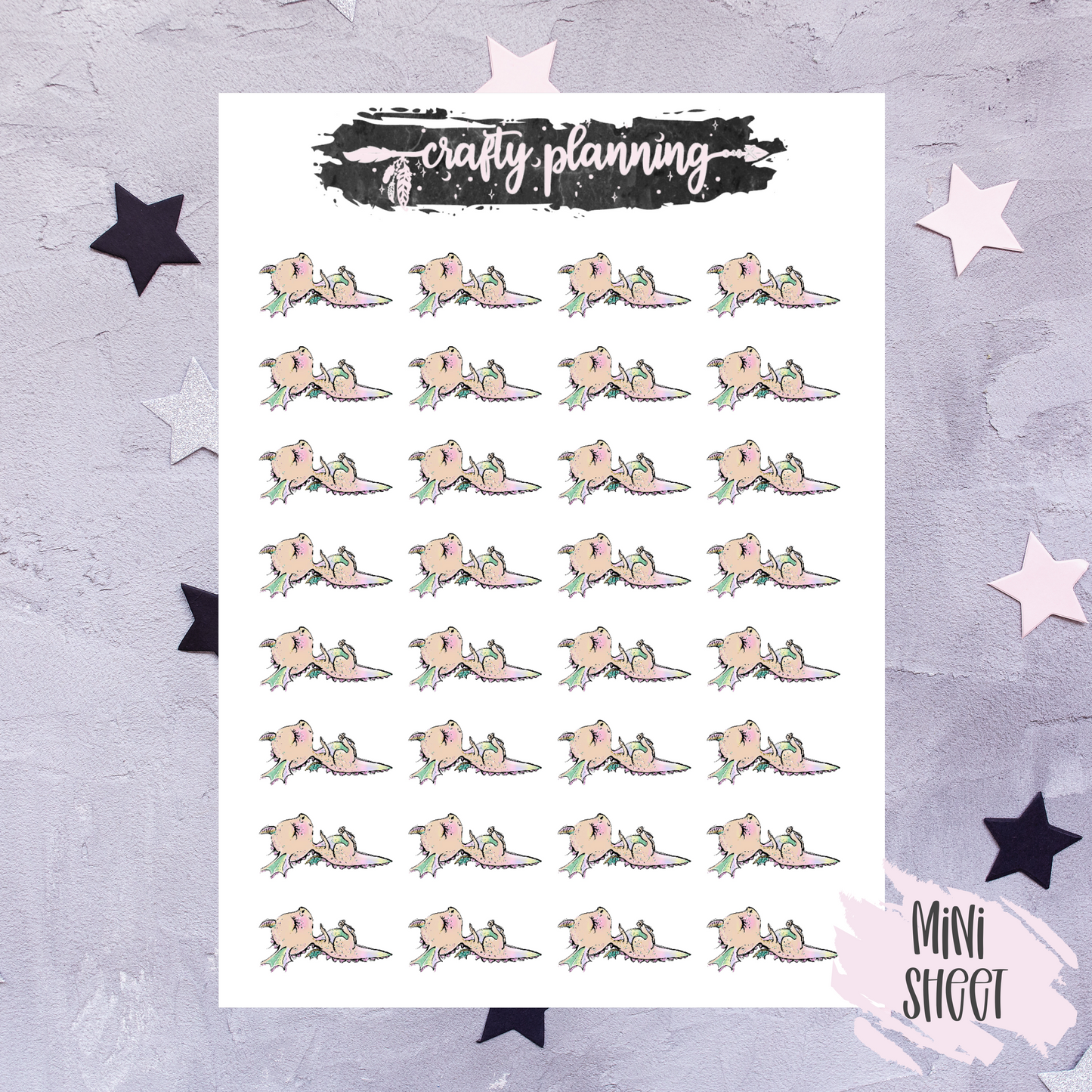 Dragon Stickers, Character Stickers, Lazy Day Stickers, Day Off Stickers, Planner Stickers