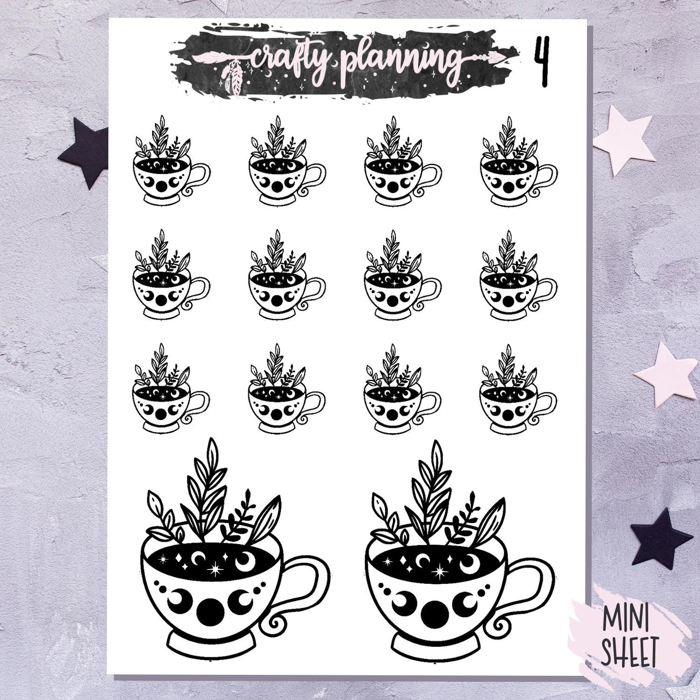 Herbal Tea - Mini Sticker Sheet