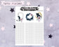 Panther Moon, Weekly Planner Kit, Planner Stickers, A La Carte, Standard Vertical Planner, Rings Planner, Disc Planner, Spiral Planner