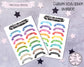 Ribbon Banners - Mini Sticker Sheet