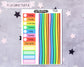 Pride Planner Kit, Weekly Planner Kit, Gay Pride Stickers, Rainbow Stickers, LGBQT Stickers, Planner Stickers