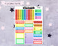 Pride Planner Kit, Weekly Planner Kit, Gay Pride Stickers, Rainbow Stickers, LGBQT Stickers, Planner Stickers