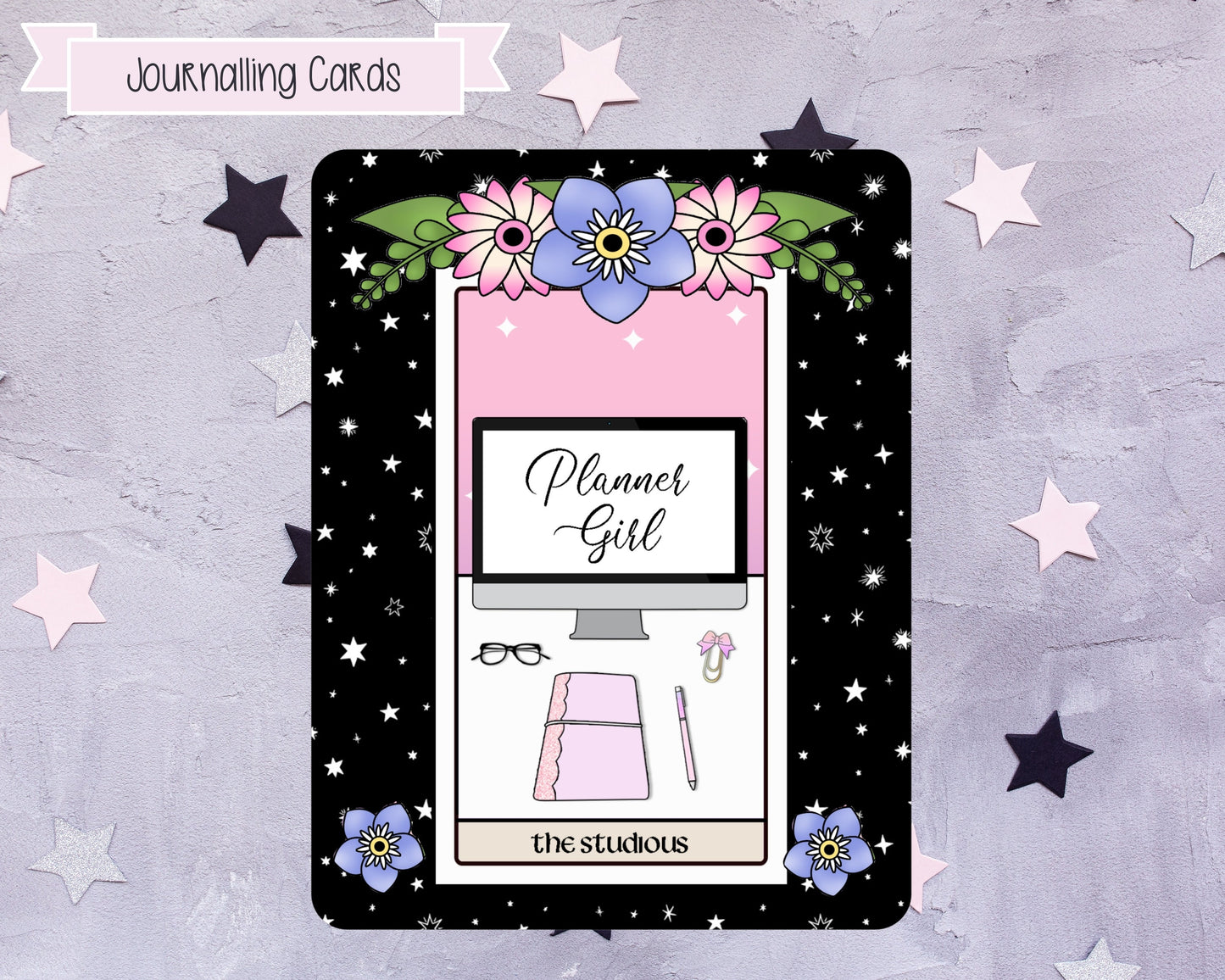 Planner Tarot Cards, Witchcraft Stickers, Journaling Cards, Witchcraft Die Cuts, Planner Die Cuts, Tarot Die Cuts, Planner Stickers