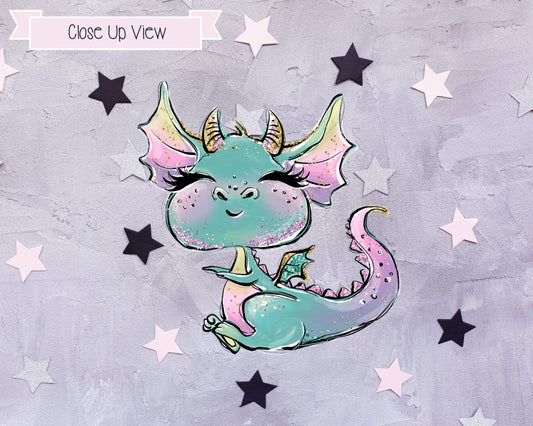 Cute Dragon - Mini Sticker Sheet