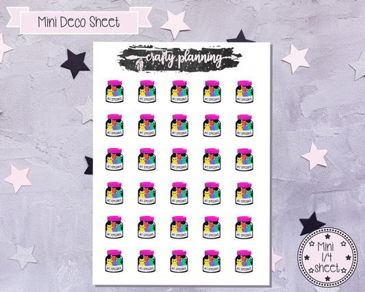 Cat Anti Depressants - Mini Sticker Sheet