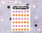 Halloween Planner Kit, Standard Vertical Weekly Planner Kit, Halloween Stickers, Planner Stickers, Toil & Trouble