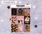 Halloween Planner Kit, Standard Vertical Weekly Planner Kit, Halloween Stickers, Planner Stickers, Toil & Trouble