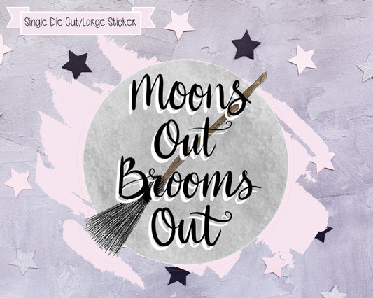 Moon Stickers, Die Cut Stickers, Planner Stickers, Witchcraft Stickers, Witchy Stuff, Pagan Stickers