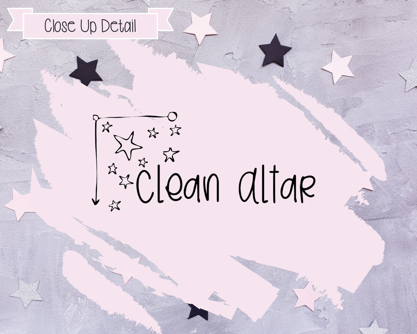 Clean Altar - Mini Sticker Sheet