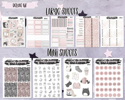 Meow! - A La Carte - Weekly Vertical Planner Kit