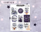 Witchcraft Stickers, Weekly Planner Kit, Witchy Stickers, Celestial Stickers, Crystal Stickers, Astrology Stickers, Esoteric Stickers