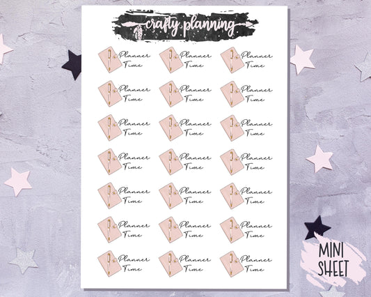 Planner Time - Mini Sticker Sheet