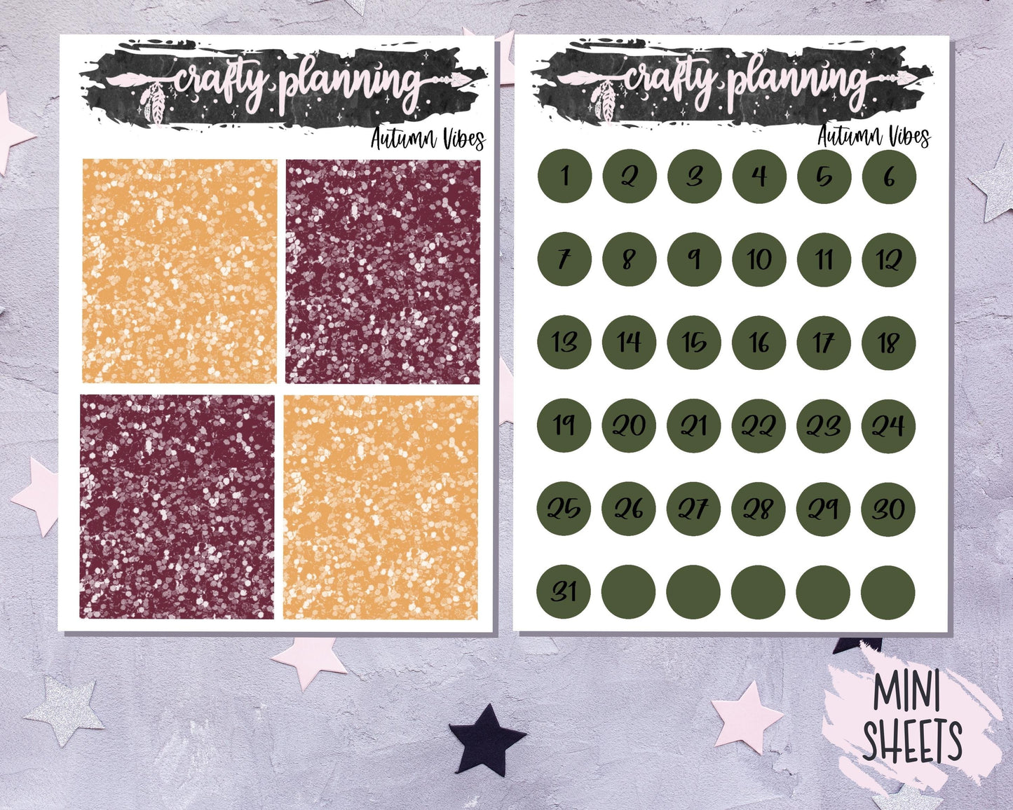 Fall Weekly Planner Kit, Autumn Weekly Planner Kit, Autumn Stickers, Fall Stickers, Pumpkin Stickers, Autumn Vibes