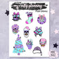 Pastel Gothmas - A La Carte - Weekly Vertical Planner Kit