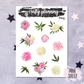 Peony - A La Carte - Weekly Vertical Planner Kit