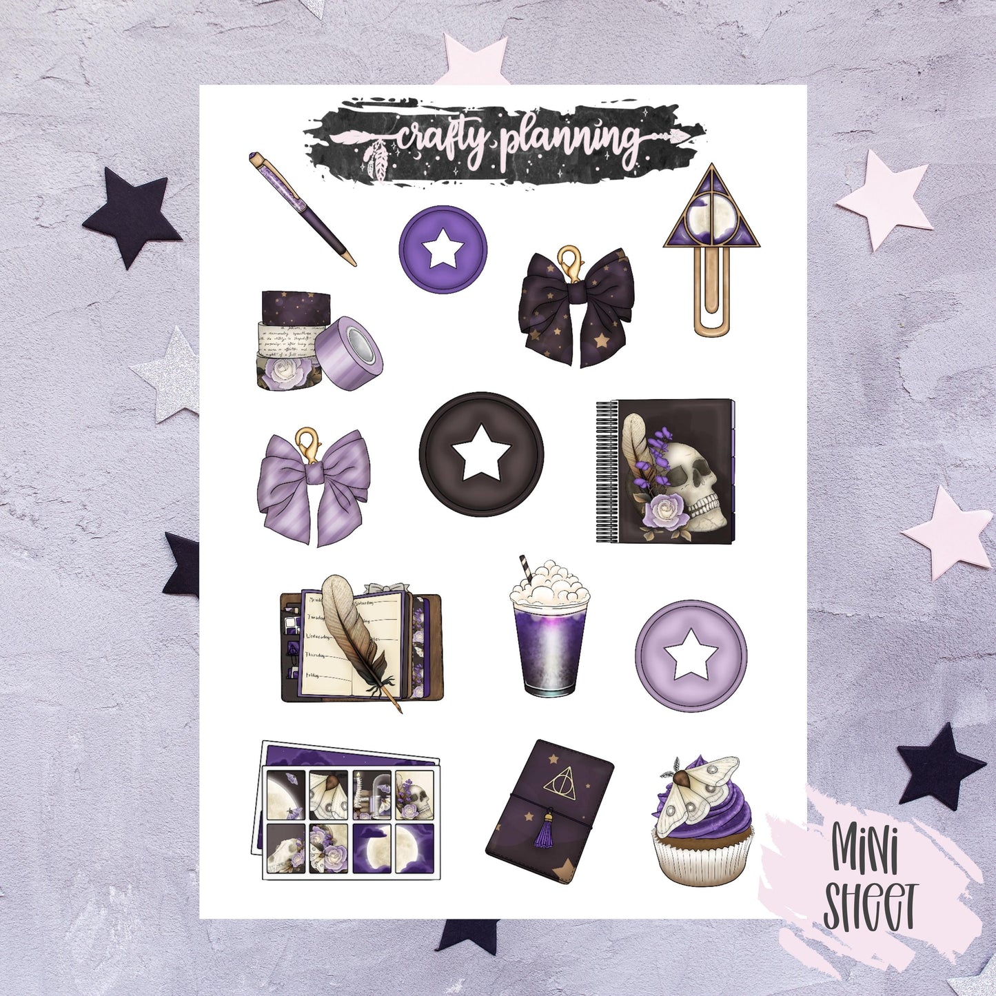 Witchcraft Stickers, Witch Planner Stickers, Witch Stickers, Witches Brew, Book Of Shadows, Grimoire Stickers, Journal Stickers