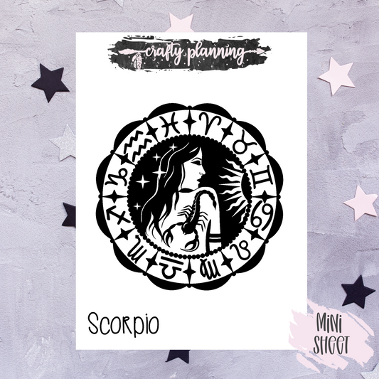 Scorpio - Large Sticker