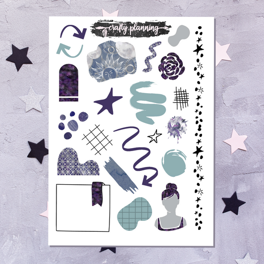 Journal Stickers, Witchcraft Stickers, Planner Stickers, Esoteric Stickers, Witchy Stickers, Bujo Stickers, Journal Kit, Journal Supplies