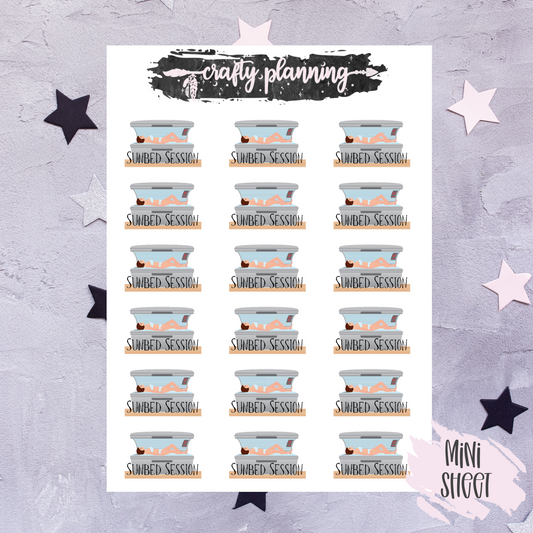 Sunbed - Mini Sticker Sheet