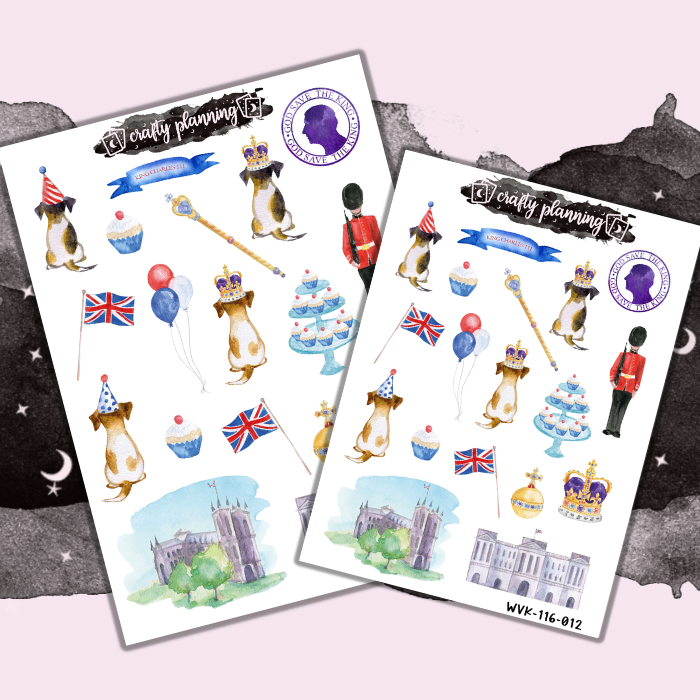 King's Coronation - Deco Sheets - Mix & Match Kits