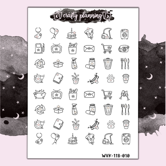 Lazy Sundays - Planner Icons - Mix & Match Kits